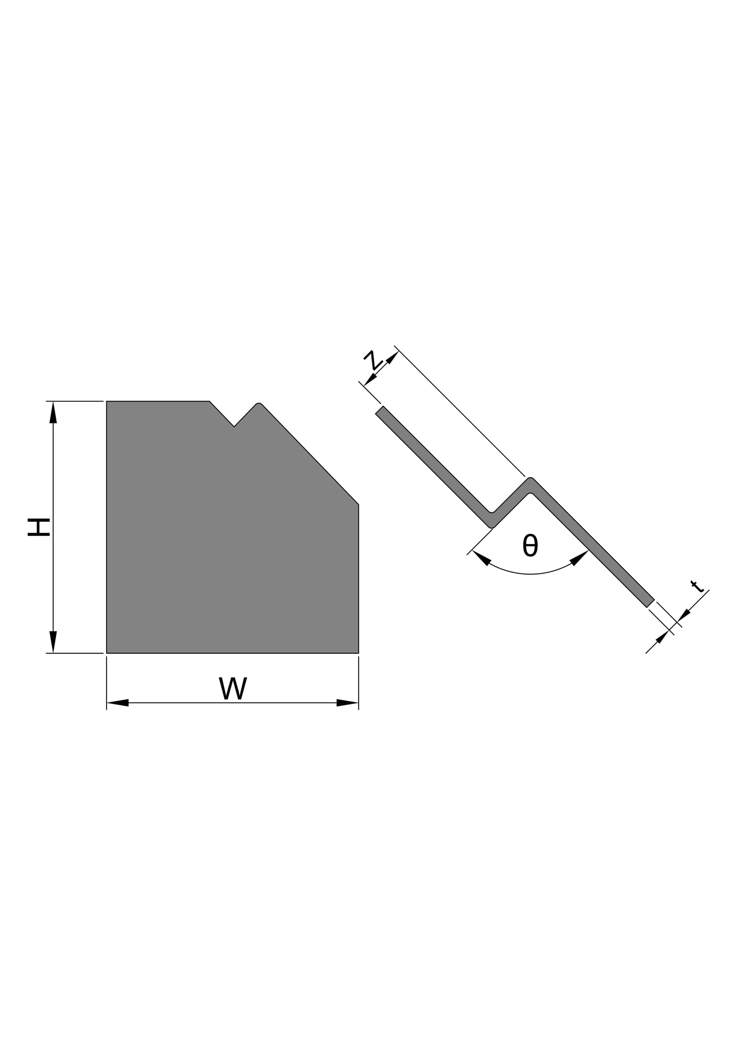 'Z' Profile Die - 88˚